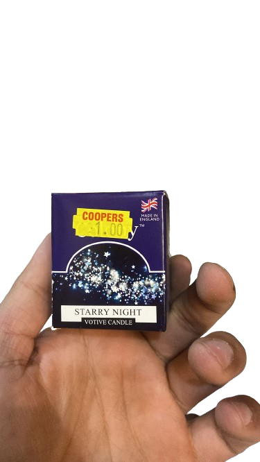 Bougie votive Nuit étoilée