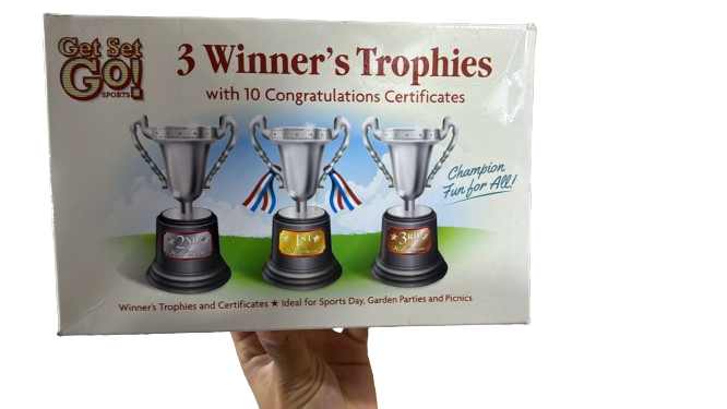 Winner;s trophies certificates