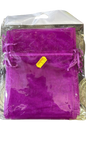 Fuchsia organza bag