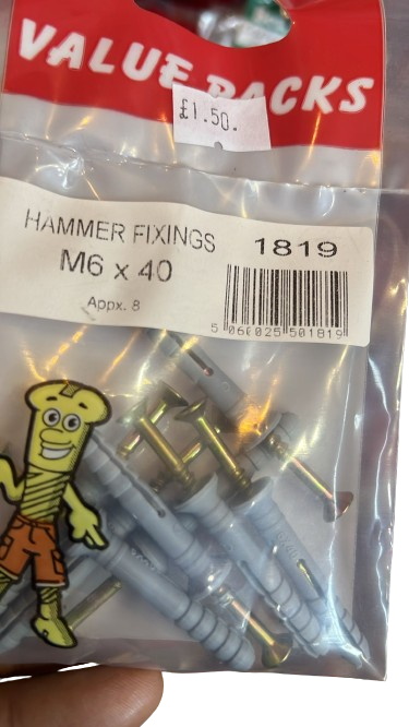 Hammer fixings