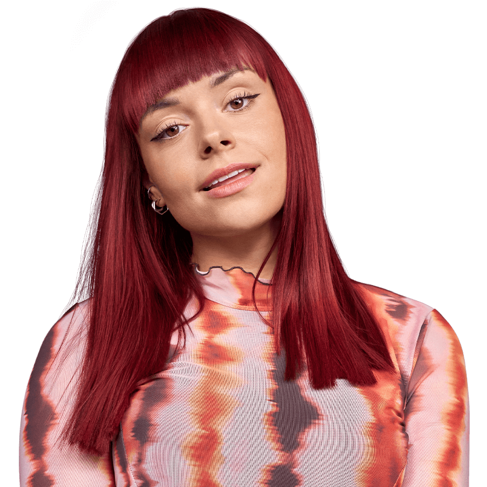 DARK RED SEMI-PERMANENT COLOUR 026