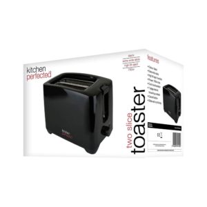 KitchenPerfected 2 Slice extra-wide slot Toaster - Black