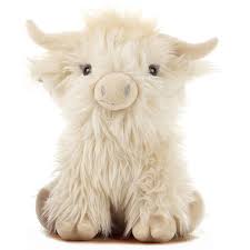 Living Nature Highland Cow Plush Toy Assorted Colours