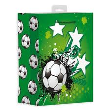 Football gift bag Dimension item: 27 x 21,5 x 10 cm