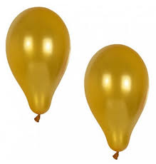 Golden Balloons Wedding Design Party Decoration 10 Piece