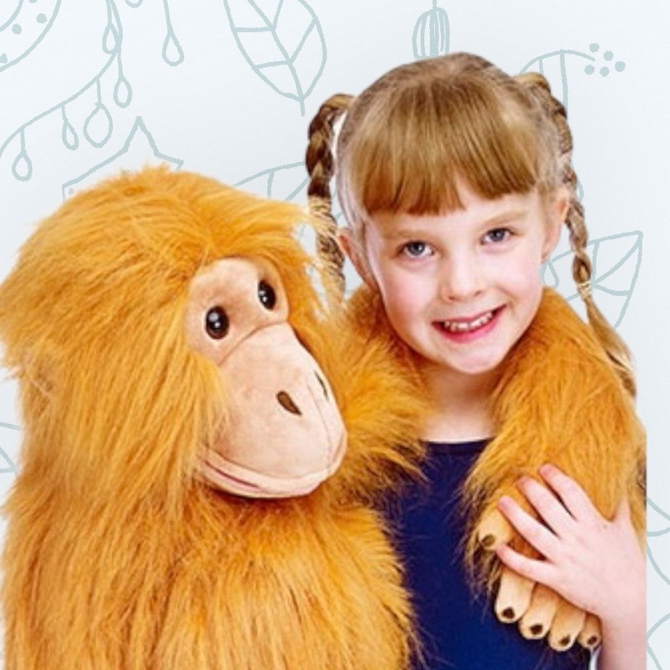 PLUSH TOY HAIRY MONKEY