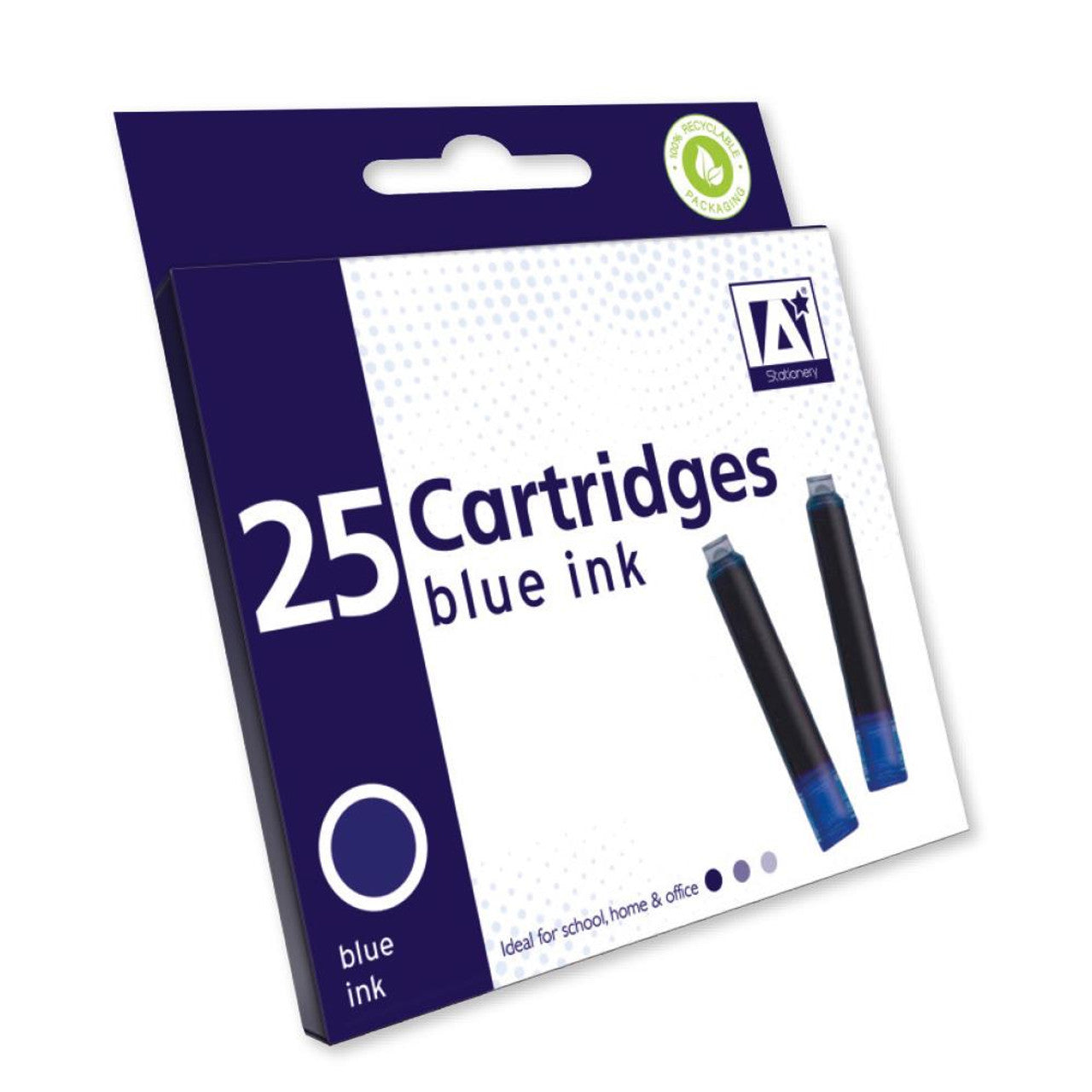 25 Cartridges Blue Ink