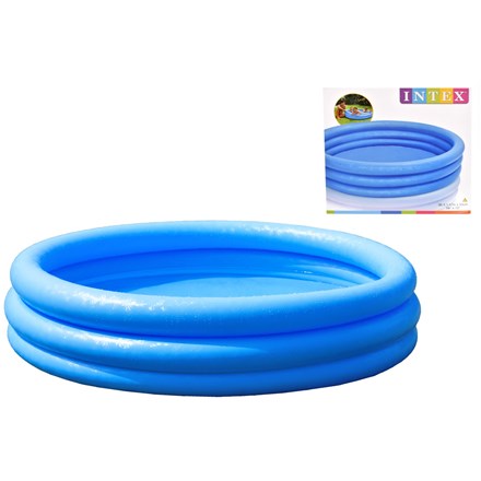 3 RING CRYSTAL BLUE PADDLING POOL 58"X13" 58426NP