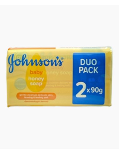 Johnsons Baby Soap Honey 90gm Twin Pack