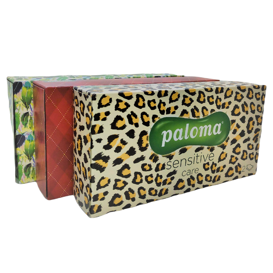 PALOMA 2 PLY PALOMA BOXED FACIAL 100'S ASSORTED