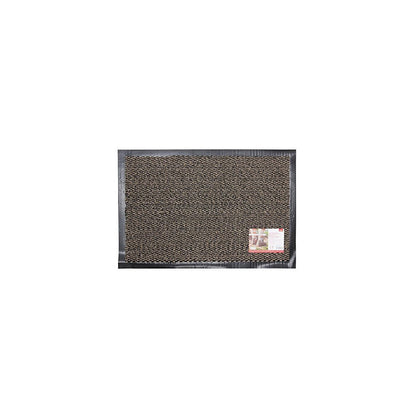 JVL Heavy Duty Commodore Backed Barrier Door Floor Mat, Brown, 40 x 60 cm