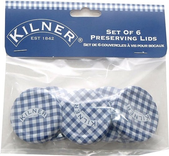 Kilner Lot de 6 couvercles de conservation
