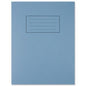 229x178mm Lined Blue Exercise Book - 80 Pages -