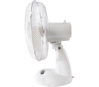 StayCool 12'' (30cm) Desk Fan - White