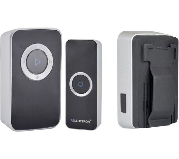 Kit carillon de porte portable Lloytron MIP3 - 32 mélodies, rechargeable au lithium