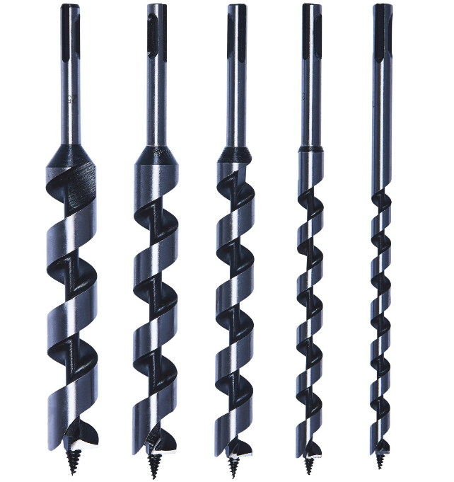 Amtech 5 Piece SDS Auger Drill Bit Set - 230mm Length