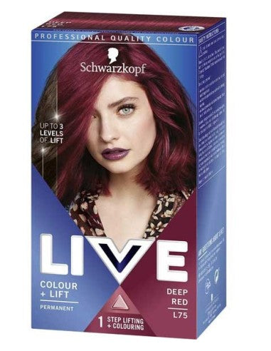 SCHWARZKOPF LIVE COLOUR H/DYE RED L75