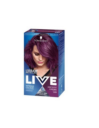 Schwarzkopf Live Intense Coloration Permanente, U69 Amethyst Chrome