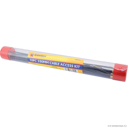 Kit complet 10 pièces 330 mm pour accès aux câbles dans tube pratique - Kit professionnel pour câblage et accès faciles