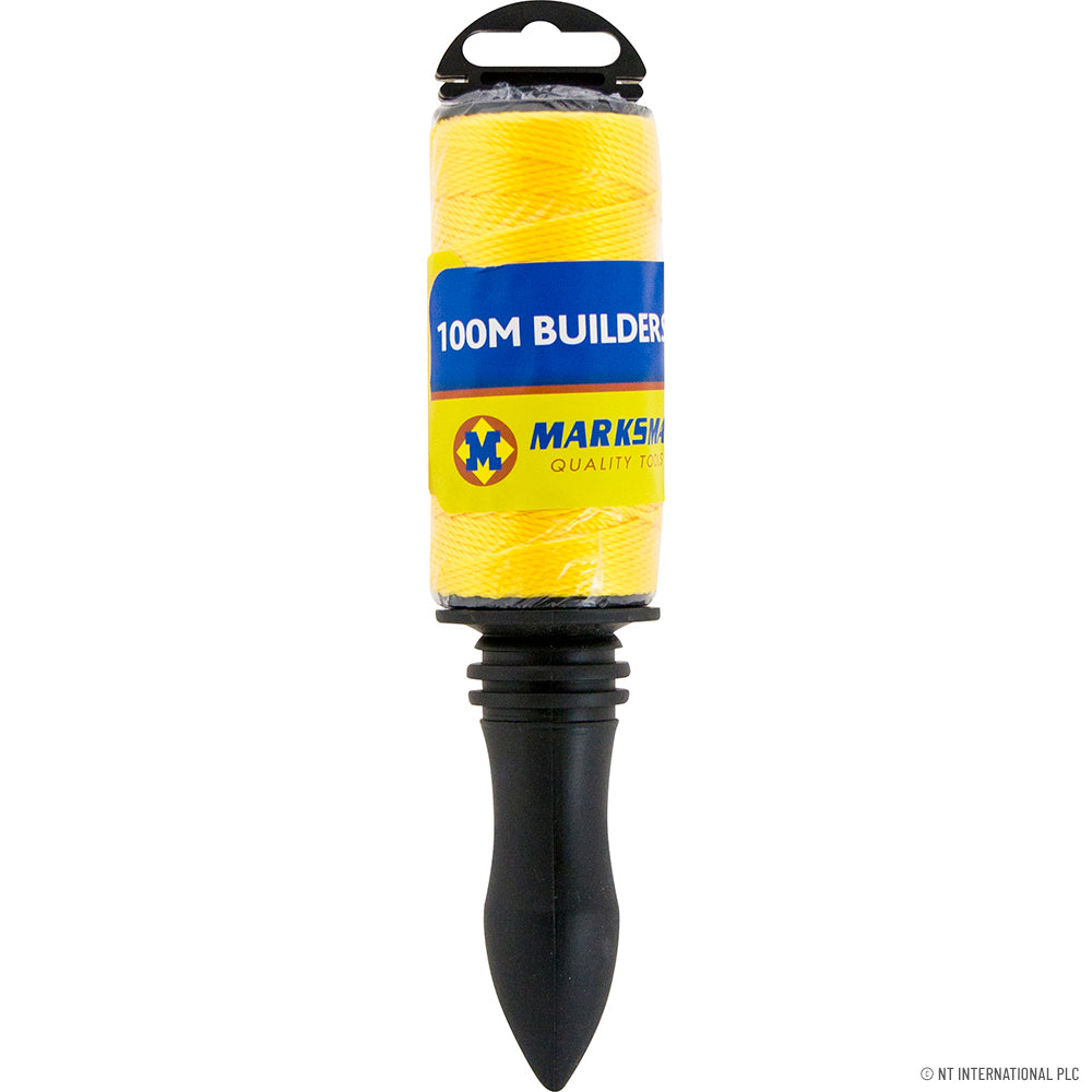 Bobine de ligne de chantier professionnelle de 100 m - Outil de construction pratique et durable