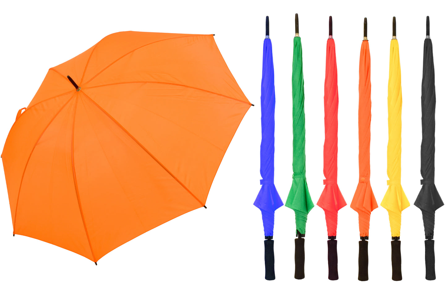 Restez protégé sur le green avec notre parapluie de golf coupe-vent à baleines de 74 cm