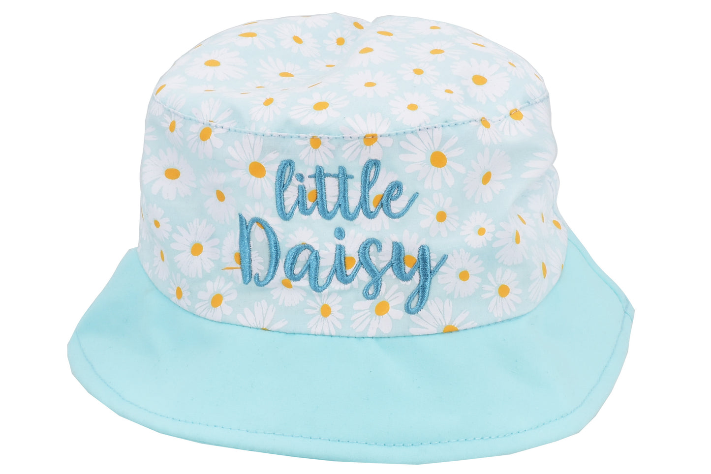 Adorable bob en coton pour enfant, imprimé marguerites, 54 cm | Protection solaire élégante pour enfants