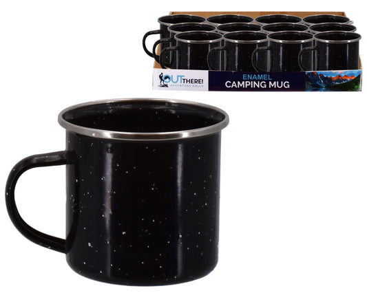 La meilleure tasse de camping en émail 350 ml | Durable et légère | Parfaite pour les aventures en plein air