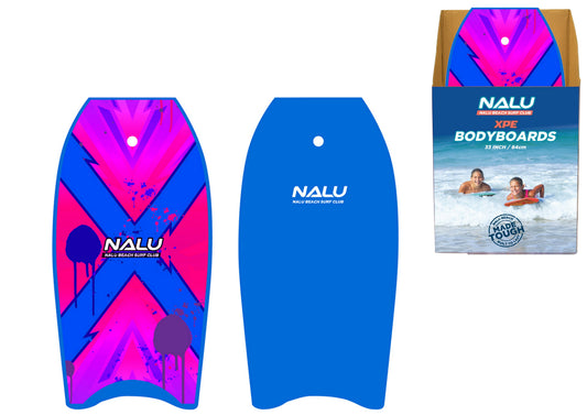 Bodyboard Xpe Premium 33" Avec Présentoir - Bleu