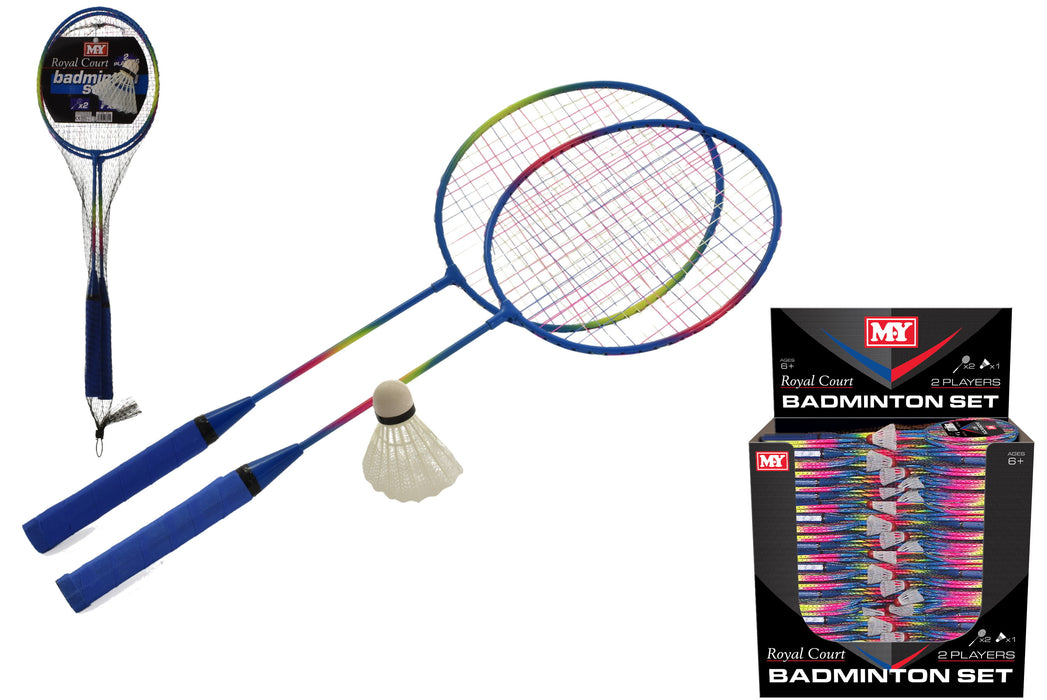 M.Y 2 Player Metal Badminton Set: Premium Quality Rackets and Shuttlecocks