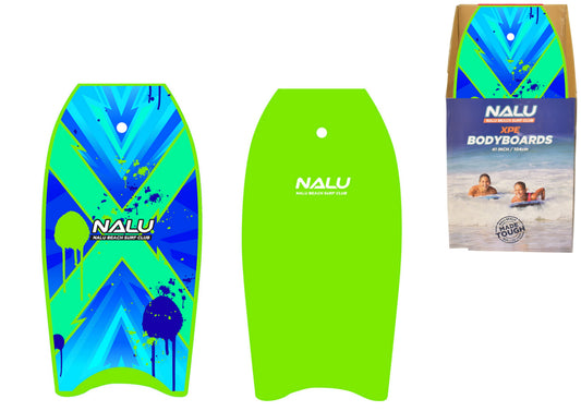 Bodyboard Xpe Premium 41" En Présentoir - Vert | Surfez sur les Vagues avec Style