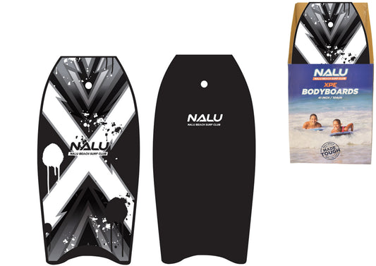 Bodyboard Xpe Premium 41" avec présentoir - Noir