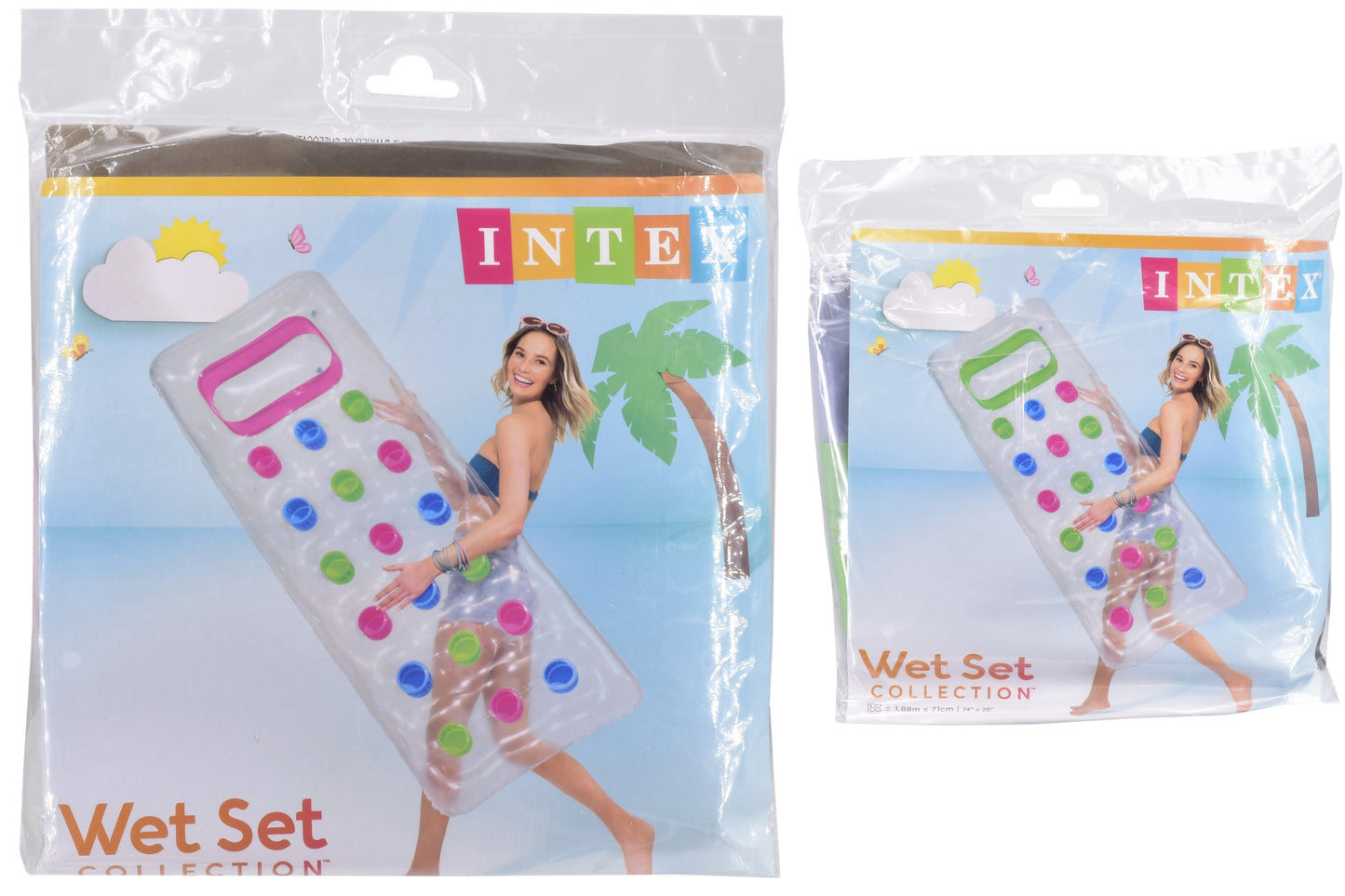 Get Sun-Kissed Comfort: 1.88m x 71cm 18-Pocket Suntanner Mats - 2 Assorted