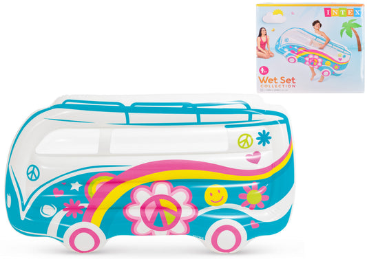 Get Your Groove On with Our Groovy Van Float - 70"x36"x9" (1.78m x 91cm x 23cm)