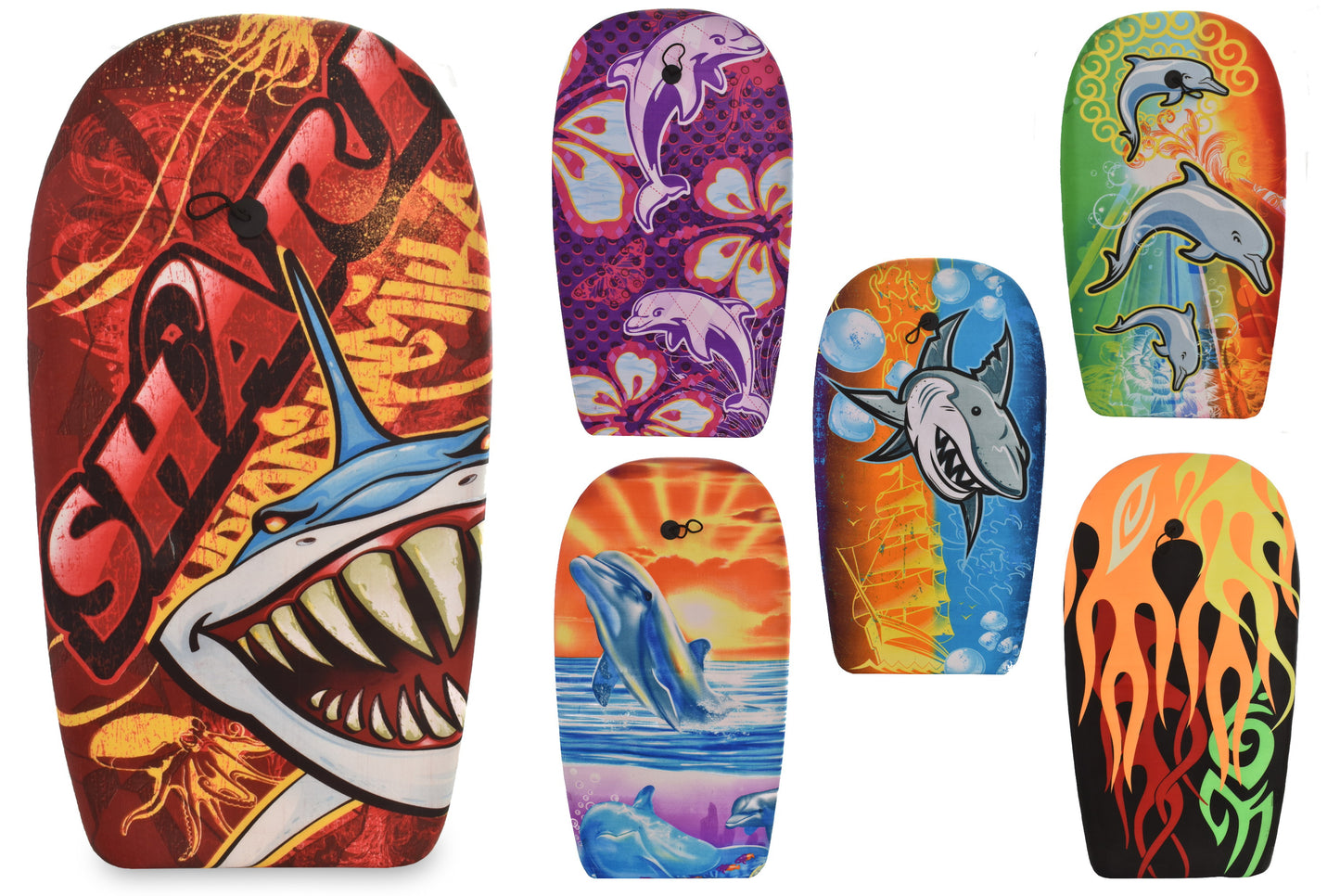 Planches de bodyboard EPS de qualité supérieure de 41 pouces : 6 motifs assortis