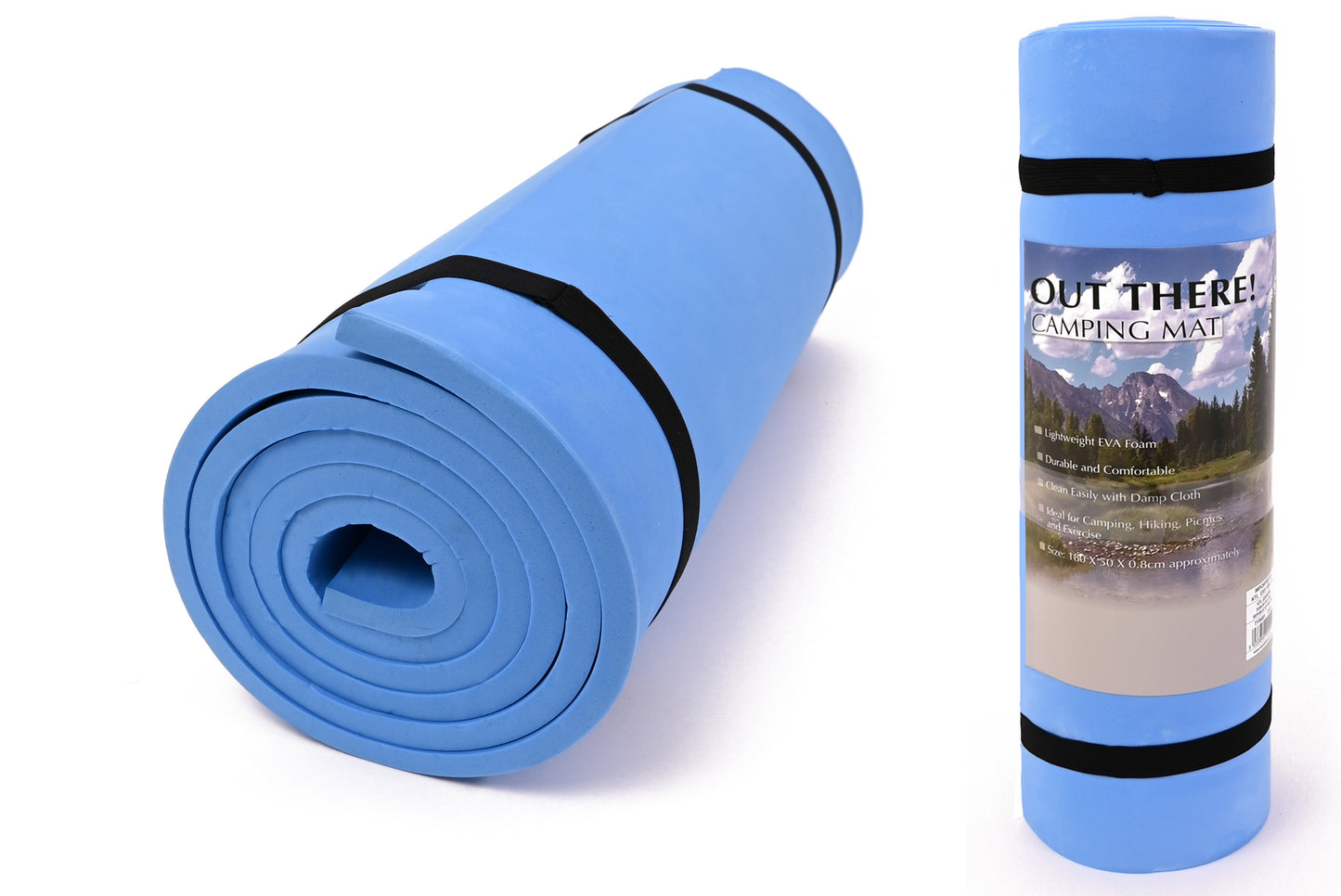 Tapis de camping et d'exercice en rouleau EVA de 7 mm pour des aventures confortables en plein air
