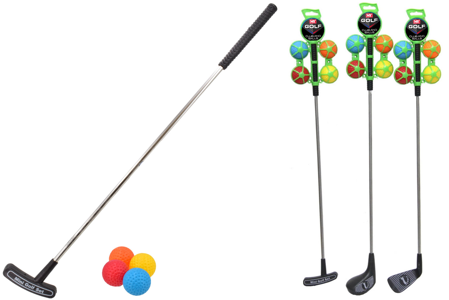 Premium Golf Club Set with Metal Shaft & 4 'M.Y' Branded Balls