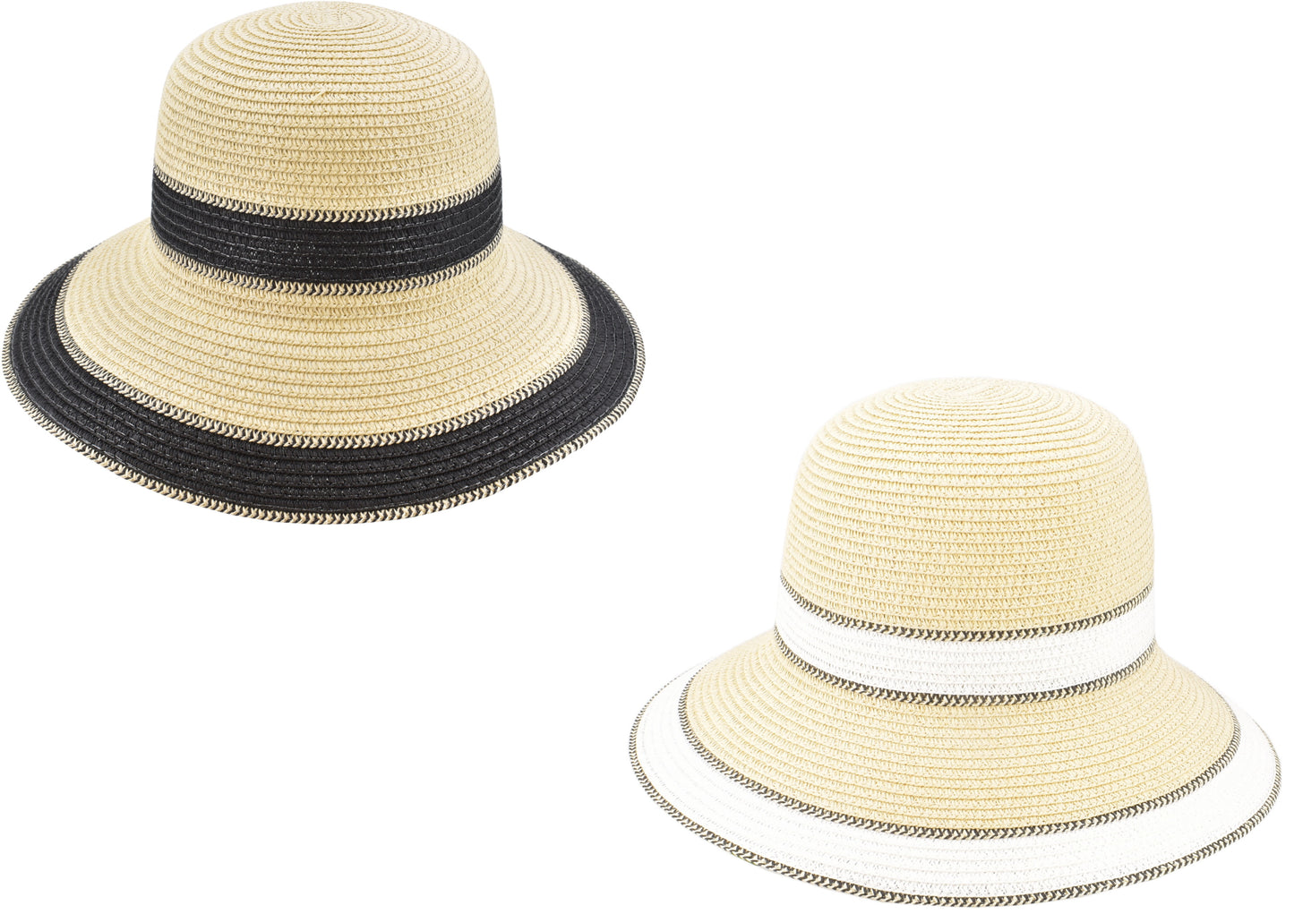 Stylish Ladies Cloche Hat 57cm - Available in 2 Assorted Colors