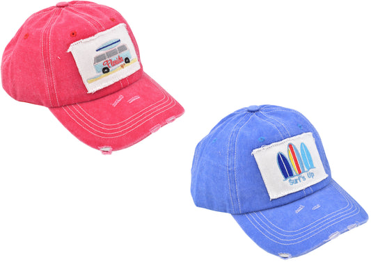 Casquette de baseball enfant Premium 54cm et écharpe en coton brossé | Accessoires tendance pour enfants