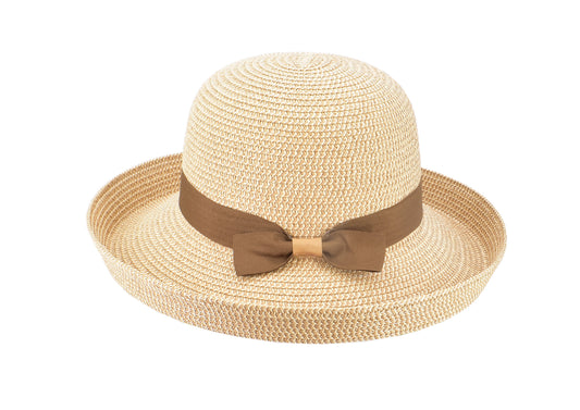 the Trend: Stylish Ladies Upturned Two Tone Hat 57cm | Fashion Hats