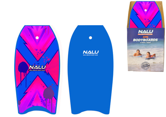 Bodyboard XPE Premium 41" en Présentoir - Bleu
