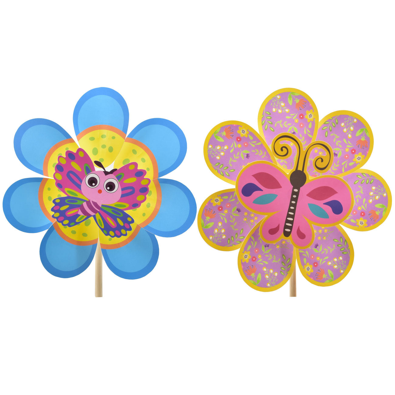 Insect Windmills 2 Assorted: Delightful Outdoor Decor for Garden Enthusiasts