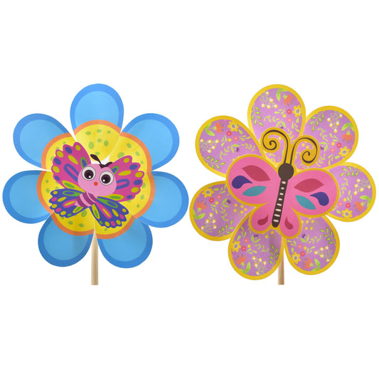 Éoliennes décoratives insecte, lot de 2 : une décoration de jardin ravissante pour les passionnés de jardinage