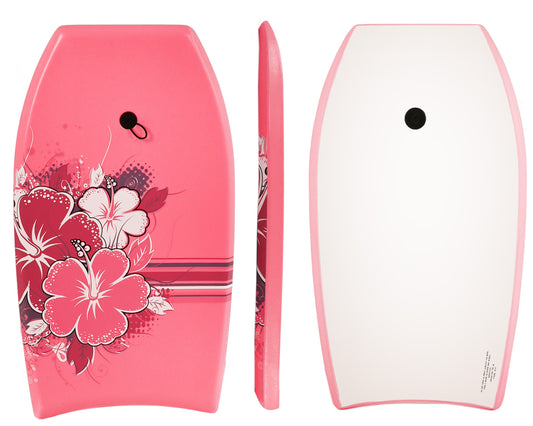 Bodyboard XPE 33" haute qualité, rose vif