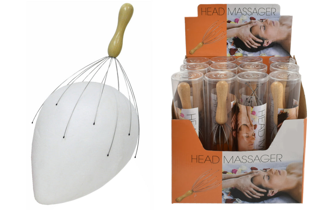 Relaxation Essential: Head Massager in P.E.T Tube & Display Box