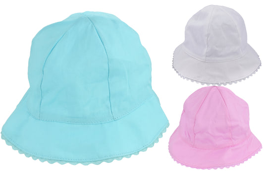 Adorables Bobs pour Bébé avec Bord Festonné