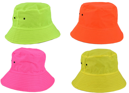 the Trend: Neon Colour Reversible Bucket Hat 58cm | Stand Out in Style