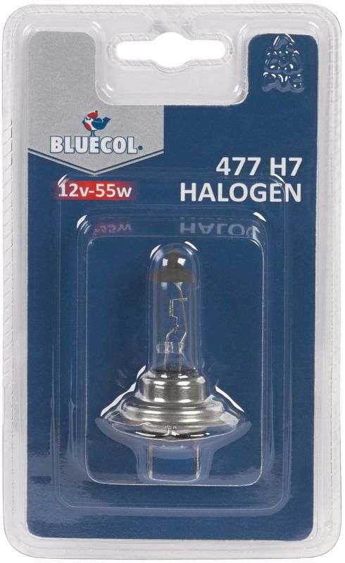 Bluecol F83706 Headlamp Headlight Light Bulb H7 12V 55W Px26d Replacement