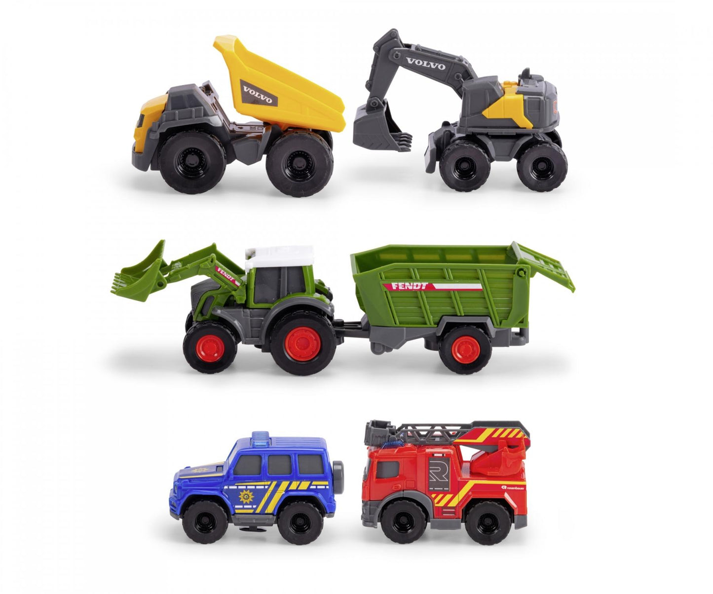 Dickie Micro City Team Vehicles, 6pcs