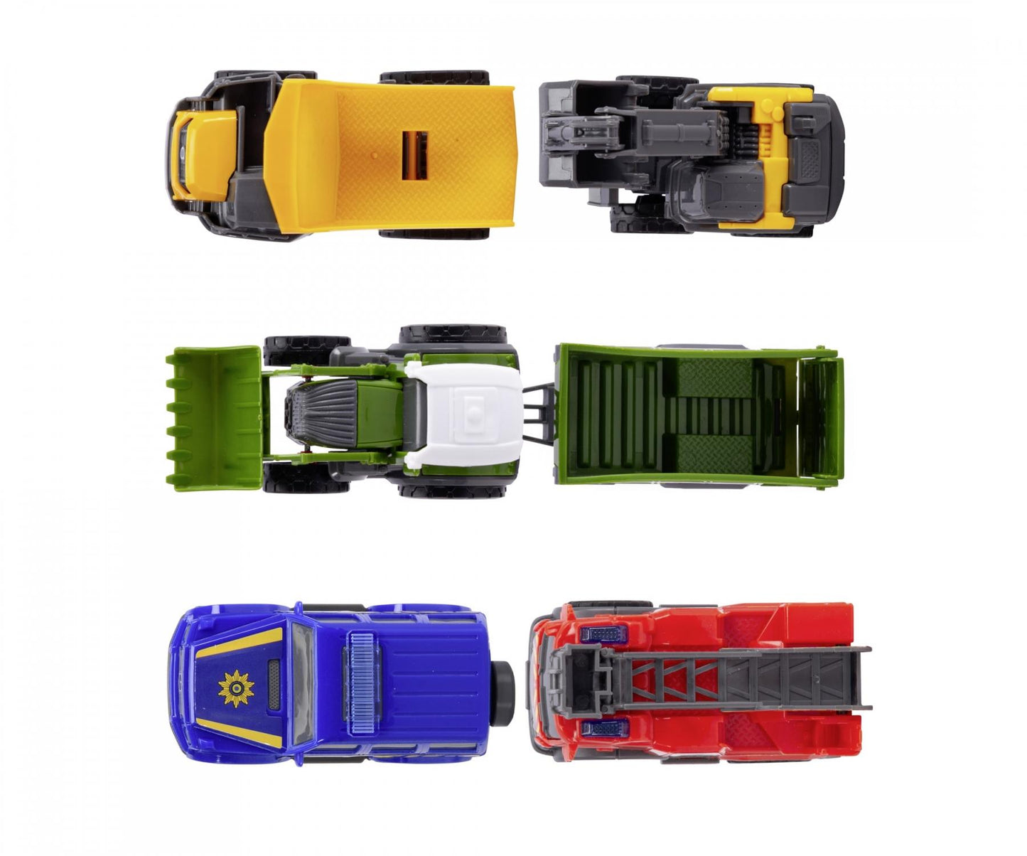 Dickie Micro City Team Vehicles, 6pcs