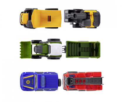 Dickie Micro City Team Vehicles, 6pcs